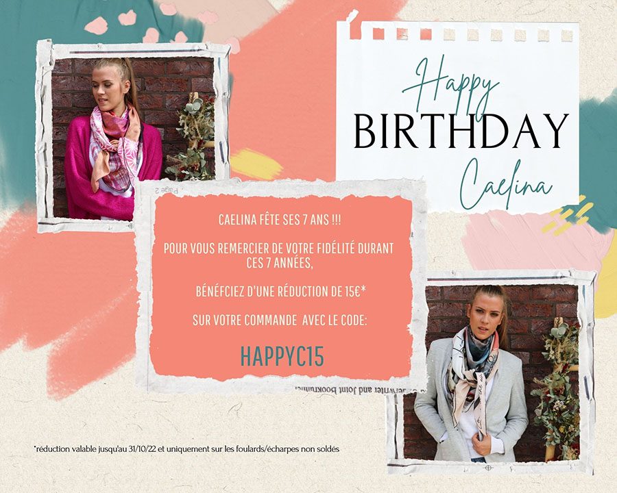 Caelina Réduction 15€ Annif